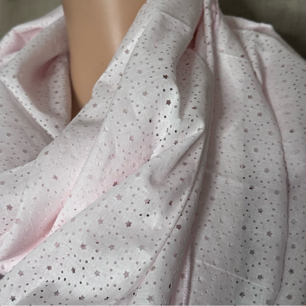 Maison Scotch Summer Scarf Pink Piece Vintage Stars